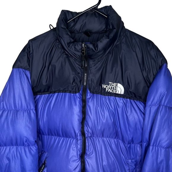 Vintage The North Face 700 Down 90s Nuptse Blue Jacket XL - Picture 2 of 11